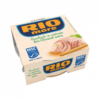 Rio Mare MSC Thunfisch in nativem Bio-Olivenöl extra, 104 Gramm